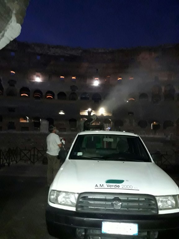 Disinfestazione Colosseo